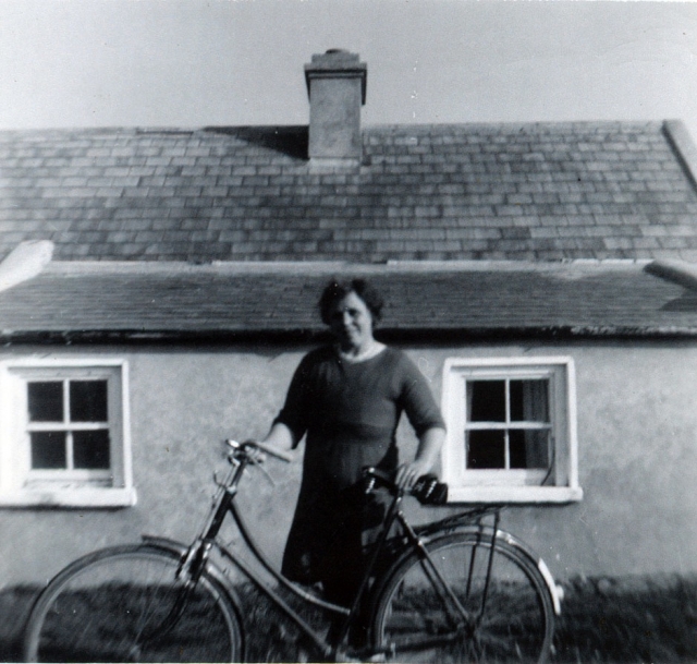 Annie Carey Coyle on her bike
