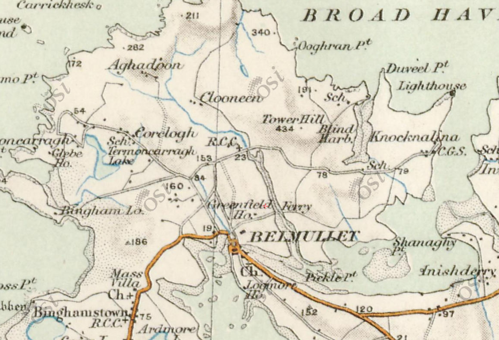 Historical Google-like Map of Ireland, and a Mystery